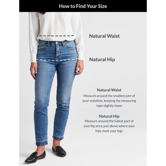 Women's Skinny Jeans Mid Rise Pull On Cotton Blend Blue Size 6 Short - Picture 4 of 4